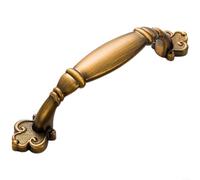 EXTRWORY Tirador de gabinete de aleación de zinc de bronce antiguo con un solo agujero para sala de estar armario de oficina marrón 133x96x26cm 2 piezas (C)