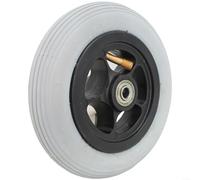 EXTRWORY Tubo de rueda delantera para silla de ruedas eléctrica de 6 pulgadas, color gris, para modelos Ottobock de metal de goma para desplazamientos diarios, rehabilitación, cuidado de enfermería