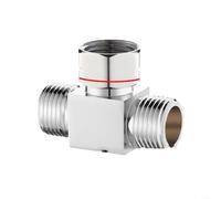 EXTRWORY Uno en dos hacia fuera de tres vías Conector de desviación de agua para accesorios de tubería de cuatro vías Sistema de riego doméstico (A-3)