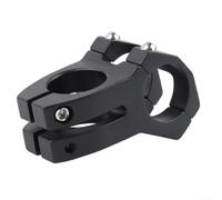 EXTRWORY Vástago de manillar de bicicleta para Shikra MTB Power Stem Aleación de aluminio Acabado anodizado Diseño hueco ligero Accesorios de ciclismo de carretera (negro)