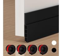 EXTSUD Tira de Sellado Burlete Bajo Puerta Tira Autoadhesiva Silicona para Puerta Aislamiento Acústico/a Prueba