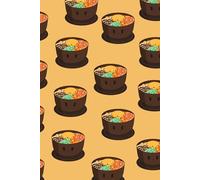 Exuberant Bibimbap | Cute & Kawaii Aesthetic | Narrow Ruled Lined Notebook | A5 6x9” | 120 pages: Personalised Gift Idea for Friends and Family