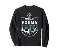 Exuma Bahamas Ancla Silueta Sudadera