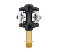 Exustar Pedales de clip E-PM215Ti Titan gris/negro one_size