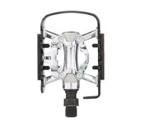Exustar Pedales de clip/plataforma E-PM818 gris/negro one_size