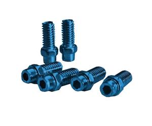 EXUSTAR Pins Pedal Kit 8mm in Aluminium Blue - 40 Pieces