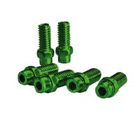 EXUSTAR Pins Pedal Kit 8mm in Aluminium Green - 40 Pieces