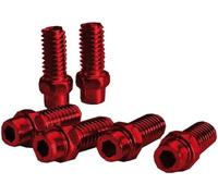 EXUSTAR Pins Pedal Kit 8mm in Aluminium Red - 40 Pieces