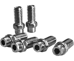 EXUSTAR Pins Pedal Kit 8mm in Aluminium Silver - 40 Pieces