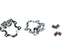 Exustar E-emm276 Pedales de Carretera, Unisex Adulto, Plata, Talla única