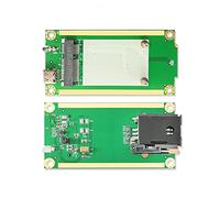 EXVIST 4G LTE Mini PCIe a USB (Tipo-C 3.1) Adaptador con Ranura para Tarjeta SIM para módulo LTE 3G / 4G EC25 Adecuado para cámara IP Raspberry Pi enrutador Industrial