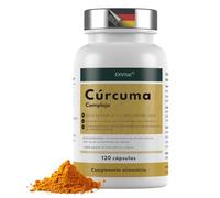 EXVital® Curcuma Complex - 315 mg de extracto de cúrcuma por cápsula, extracto al 95% con alto contenido en curcumina, equivalente a 10 000 mg de cúrcuma - Alta dosis y sin aditivos, 120 cápsulas