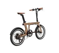 Exxite Smart Bicicleta Eléctrica Plegable 36V 14Ah hasta 80km, Motor 250W, 7 Velocidades, Frenos de Disco y Luces LED