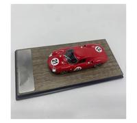 EXYFRUX Aleación Fundida Presión Escala 1/64 para Ferrari 250 1965 LM Champion Racing Modelo Coche Resina Estática, Modelo Vehículo Simulación En Miniatura Coche Colección(Red a)