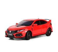 EXYFRUX Aleación Fundida Presión Modelo A Escala 1:32 del Honda Civic Type R. Simulación Dinámica De Vehículo. Juguete De Aleación. Ideal For Exhibición O como Regalo. Coche Colección(Red)