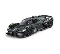 EXYFRUX Aleación Fundida Presión Modelo De Coche De Aleación For Aston Martin Valkyrie Sports Car A Escala 1:32, Simulación Dinámica, Juguete, Exhibición, Regalo. Coche Colección(Black)
