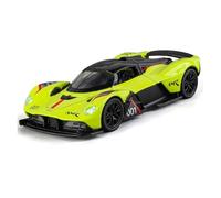EXYFRUX Aleación Fundida Presión Modelo De Coche De Aleación For Aston Martin Valkyrie Sports Car A Escala 1:32, Simulación Dinámica, Juguete, Exhibición, Regalo. Coche Colección(Yellow)