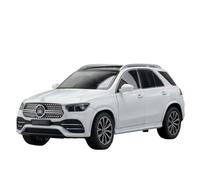 EXYFRUX Coche Modelo a Escala 1/24 For Benz GLE350 City SUV Aleación Fundición A Presión Modelo Coche Simulación Modelo Vehículo En Miniatura Adornos Decorativos Vehículos Réplica(White)