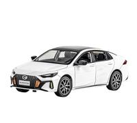 EXYFRUX Coche Modelo a Escala 1:24 For Trumpchi Shadow Leopard - Modelo De Coche De Aleación Fundida A Presión, Simulación En Miniatura, Adornos Vehículos Réplica(White)