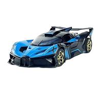 EXYFRUX Coche Modelo a Escala 1:32 For Bugatti Bolide Supercar Aleación Fundición A Presión Modelo Coche Simulación Modelo Vehículo Miniatura Decoración Adornos Vehículos Réplica(Blue)