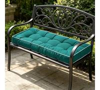 EXZFW Cojín para Banco de Jardín de 8cm de Grosor, Colchoneta para Balancín y Sofás de Palés, Asiento para Exterior Impermeable y Ergonómico, Cojines de Banco con Cintas, 2-3 Plazas,No31,90x40x8cm