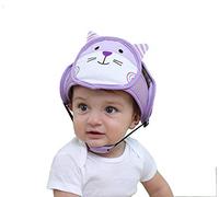 Eyand Baby Casco de seguridad - protector para la cabeza transpirable, gorra protectora de seguridad para niños pequeños que aprenden a caminar,sombrero protector infantil para la cabeza (gato morado)