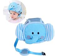Eyand Baby Casco de seguridad - protector para la cabeza transpirable,gorra protectora de seguridad para niños pequeños que aprenden a caminar,sombrero protector infantil para la cabeza(elefante azul)