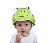 Eyand Baby Casco de seguridad - protector para la cabeza transpirable, gorra protectora de seguridad para niños pequeños que aprenden a caminar, sombrero protector infantil para la cabeza (rana verde)