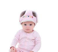 Eyand Baby Safety Helmet - Sombrero de casco de seguridad ajustable para niños pequeños,Sombrero de seguridad protector infantil suave,Sombrero de protección para la cabeza para caminar gateando(Rosa)