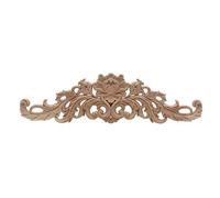 EYCFSJ Calcomanía para Decoración De Muebles De Madera Bonita Decoración Retro Apliques De Madera Natural Calcomanía con Incrustaciones Figuritas Florales Grandes Rosas Corona Hojas Vintage Decoració