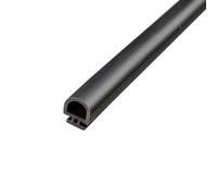 EYCFSJ Longitud 10 M Ancho Inferior 5/6/7 Mm Aleación De Aluminio Tira De Sellado De Puertas Y Ventanas Aislamiento Acústico Tira De Silicona Fondo Plano Impermeable Tira-6 Mm
