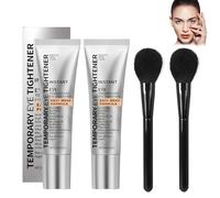 Eye Bag Hack - Crema hidratante y reafirmante para los ojos, 2 unidades con 2 pinceles, para todo tipo de piel
