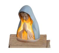 Eye-catching Religious Night Light - Blessed Virgin Mary Statue Night Light, Widely Used Decorative Glow Warm Light for Bedroom, Nursery, Hallway