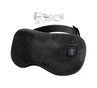 Eye Compress, Recargable Cordless Eye Masque, Comfort Sleep Aid with Ajustable Strap, Washable Heated Cooling Shades for Relaxation and Relief Women Men at Home Bedroom Office Daily Night Use