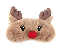 Eye Cover Sleeping Mask 5 Colores Cute Animal Eye Cover Sleeping Mask Christmas Deer Winter Carton Nap Eye Shade Mask(Alce)