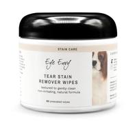 Eye Envy Tear Stain Wipes para perros | Texturizado para limpiar suavemente | Remojado en fórmula 100% natural | Recomendado por criadores, veterinarios y peluqueros de AKC | Trata la causa de las