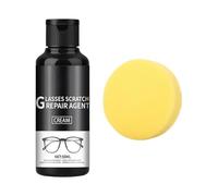 Eye Glass Scratch Remover for Lenses - 9.2x3.1x3.1cm, 50ml Portable Gentle With Sponge | Eye Glass Scratch Remover - For Home School Office Travel, Exfoliante Cracks Missing Corners