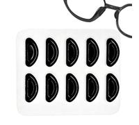 Eye Glasses Nose Pads - 5 Pair Anti Slip Silicone Soft Glasses Accessories | Reading Eyeglass Frame Nose Grip For Women Daily Reading Driving Work Home Indoor Outdoor Travel
