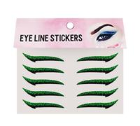 Eye Liner Stickers, Eyelashes Patches, Waterproof Wear Easy Application Time Saving Bold Color Lightweight Feel, Makeup Stickers for Ladies, Wives 1.69x0.91 Inches