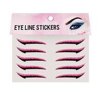 Eye Liner Stickers, Eyelashes Patches, Waterproof Wear Easy Application Time Saving Bold Color Lightweight Feel, Makeup Stickers for Ladies, Wives 1.69x0.91 Inches