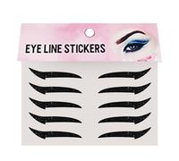 Eye Liner Stickers, Eyelashes Patches, Waterproof Wear Easy Application Time Saving Bold Color Lightweight Feel, Makeup Stickers for Ladies, Wives 1.69x0.91 Inches