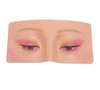 Eye Makeup Face Practice Board - Reusable Silicone Makeup Aid for Beginners, Artists, and Self-Taught Enthusiasts, Professional Training Mannequin Board for Women, Perfect for Eye and Face Cosmetic Pr