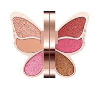 Eye Makeup Palette with 6 Colors, 6 Color Eyeshadow Palette, Long Lasting Glitter Matte Eyeshadow, Pigmented Natural Eyeshadow Palette 76g for Natural Look, Indoor, Present