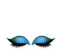 Eye Makeup Patch Stickers, Waterproof Eyeshadow Applicator, Quick Apply Sweatproof Tool, Easy Use Extra, Stylish Beauty Aid with Modern Design, Handy Cosmetic Support for Girls Carnival Costume