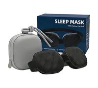 Eye Masque For Sleeper - Washable Sleep Eye | Light Blocking Sleep Eyes Cover | Protective 3D Eyewear Adjustable Strap For Bedroom Apartment Travel Dorm Long Trips Men Adults Elderly Women