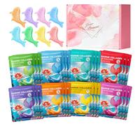 Eye Patches, 24 Pares - 8 Tipos Diferentes de Parches Ojos Enriquecido con Colágeno Marino Natural y Ácido Hialurónico, Parches Ojos Bolsas y Ojeras, Arrugas e Hinchazón de los Ojos