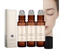 Eye Roller Essence Oil - Reduce las ojeras, hinchazón, bolsas y líneas finas, aceite hidratante de esencia de ojos con aplicador de bola para mayor firmeza y elasticidad (3 unidades)