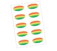 Eye Shadow Decals, Cosmetic Application Stickers, Sweatproof Vibrant Design, 5.9x3.9 Inch Set, Quick Makeup for Women, Girls, Events, Costumes, Performances, Travel Looks