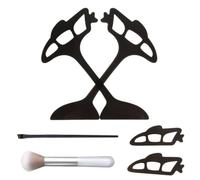 Eye Shadow Guide, 4X Eyeshadow Applicator Stencil, 4,72 x 3,15 pulgadas, Makeup Template, Precise Eye Liner Shadow Helper, Professional Cosmetic Tool with Brush for Looks