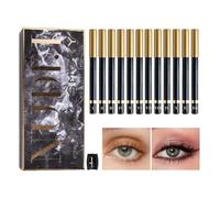 Eye Shadow Pencil, Smudge Proof Eyeliner Set, 12 Color Glitter Makeup, Waterproof Eye Pencil, Long Lasting Cosmetic, Smooth Application, Professional Daily Use, Unisex
